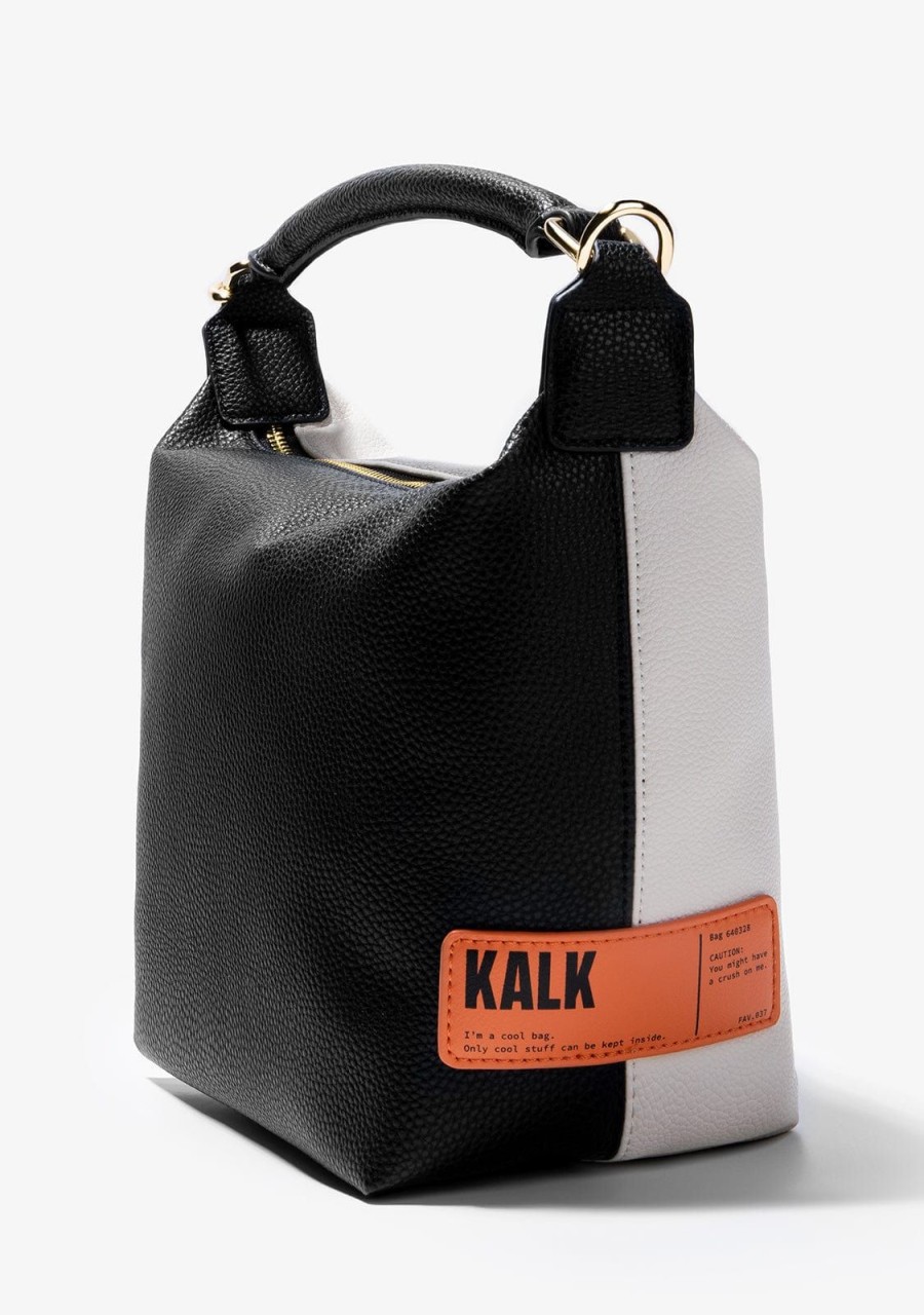 Damen KALK Crossbody-Taschen | Soft Bag Black-Off Kalk