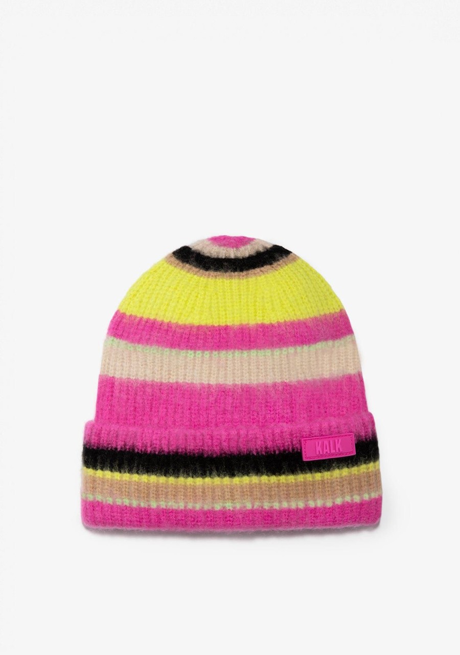 Damen KALK Mutzen, Schals Und Handschuhe | Beanie Flash Fuchsia Kalk