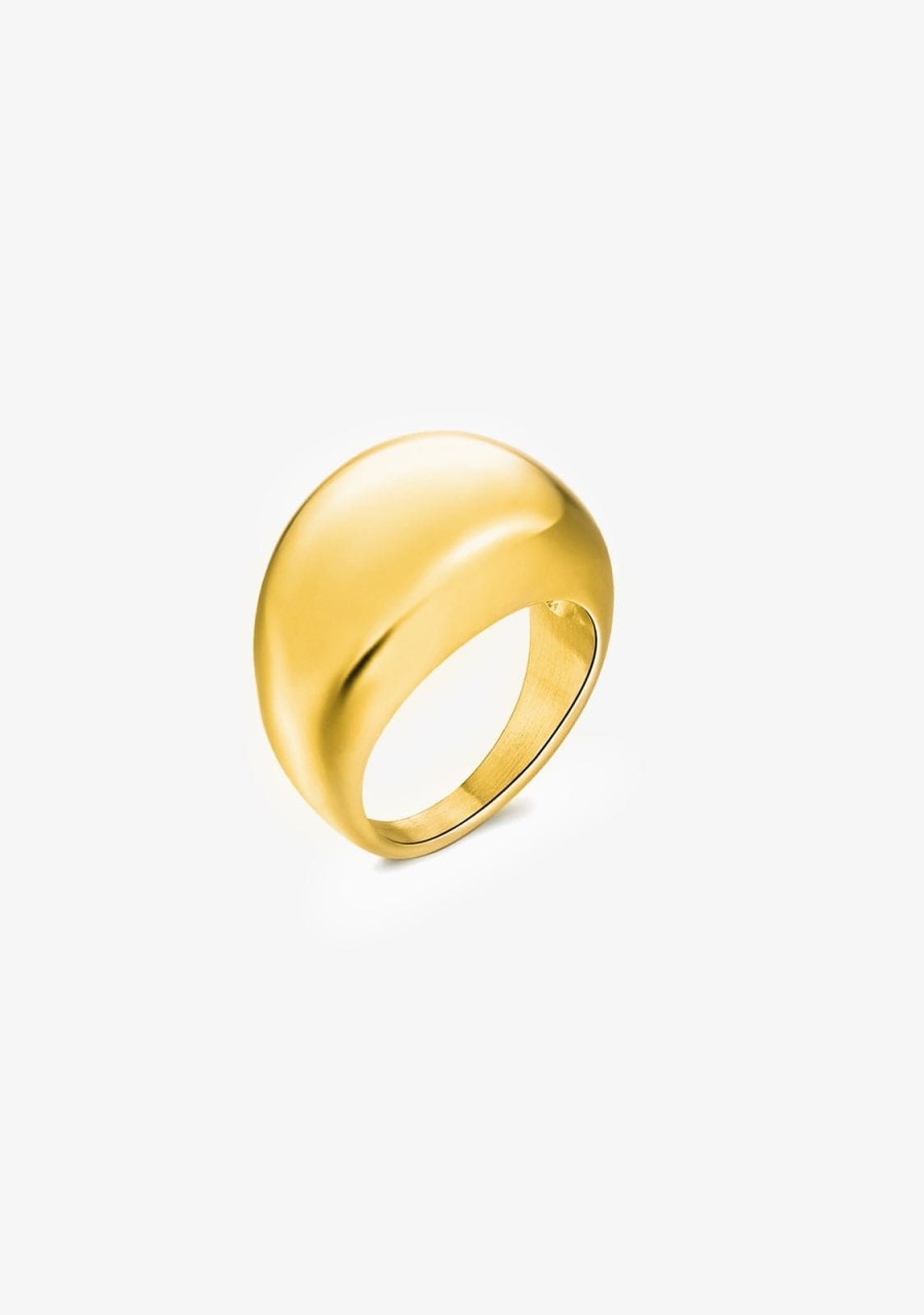 Damen KALK Ringe | Ring Super Bold Gold