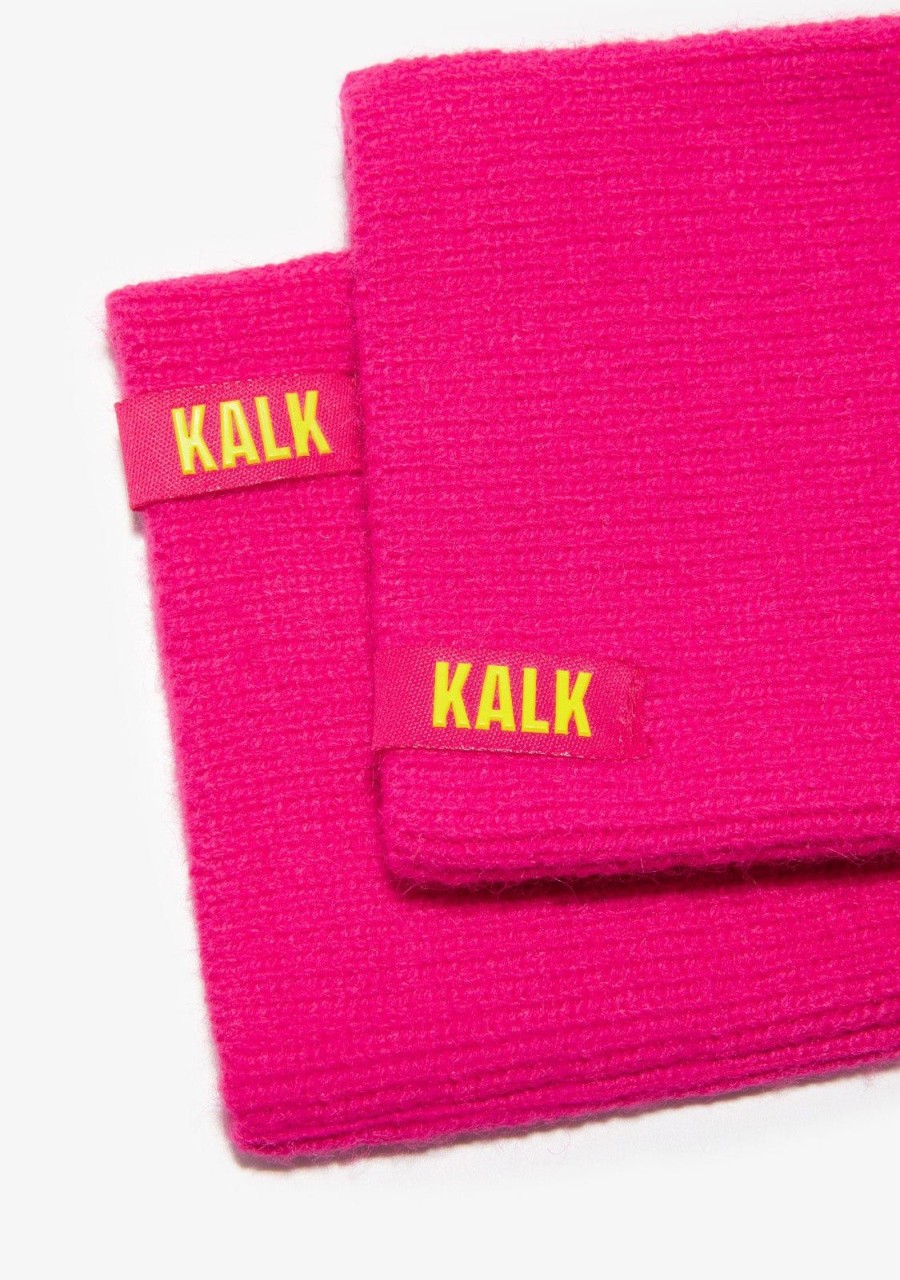 Damen KALK Mutzen, Schals Und Handschuhe | Gloves First Fuchsia Kalk