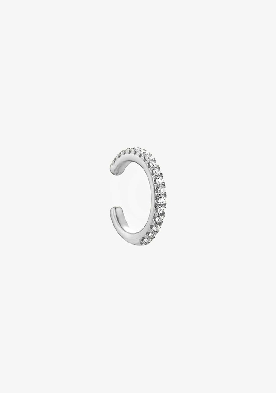 Damen KALK Ear Piercings | Ear Cuff Stylish Silber