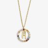 Damen KALK Halsketten | Necklace Iniziale Letter H Gold