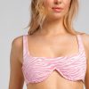 Damen KALK Swimwear | Ume Top Zebra Pinky