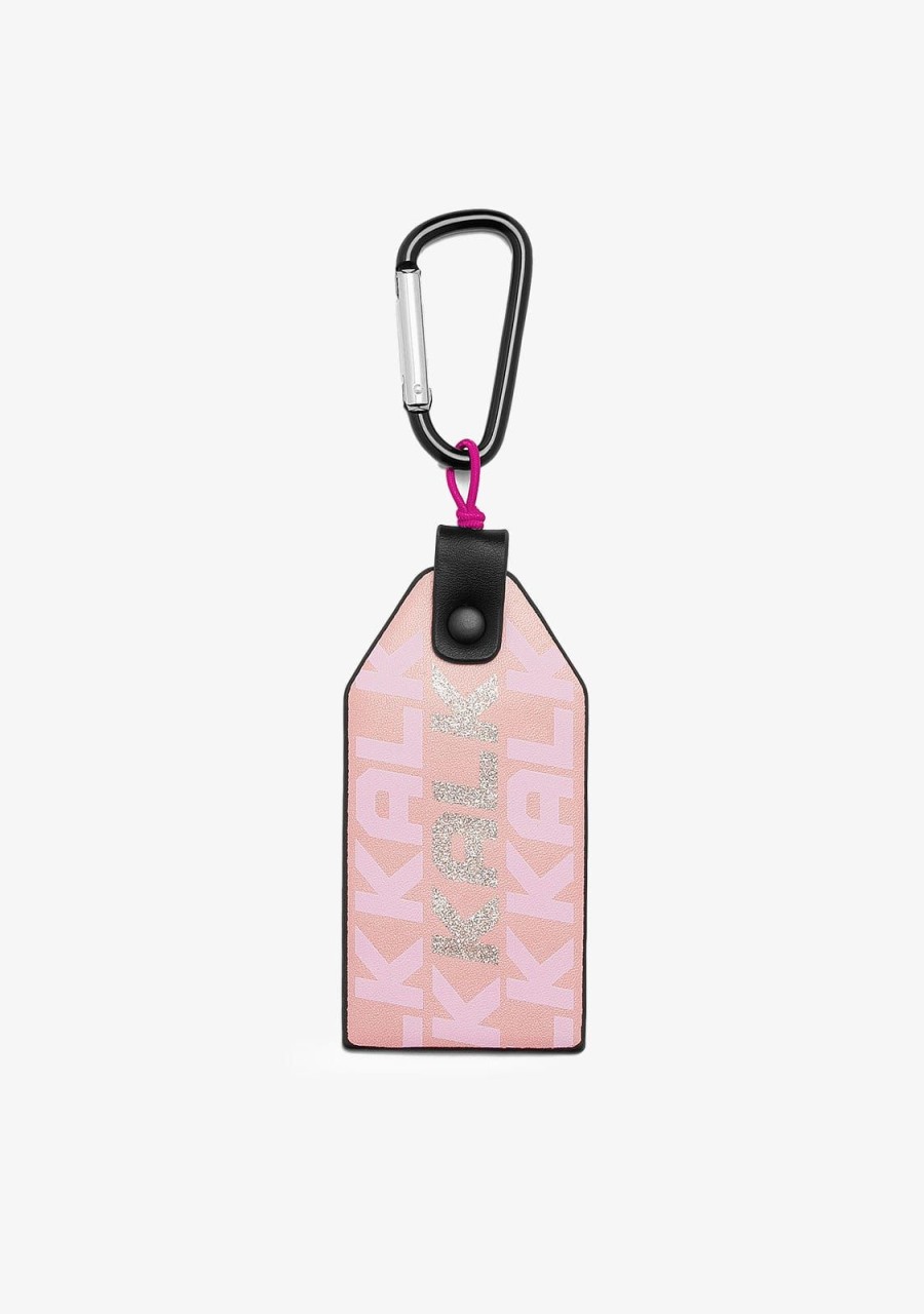 Damen KALK Umhangetaschen | Glitter Key Chain Pink Kalk