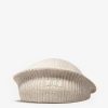 Damen KALK Mutzen, Schals Und Handschuhe | Beret Beige Kalk