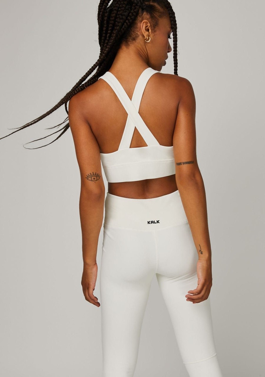 Damen KALK Activewear | Leggings Light Touch Off-White