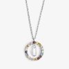 Damen KALK Halsketten | Necklace Iniziale Letter U Silver