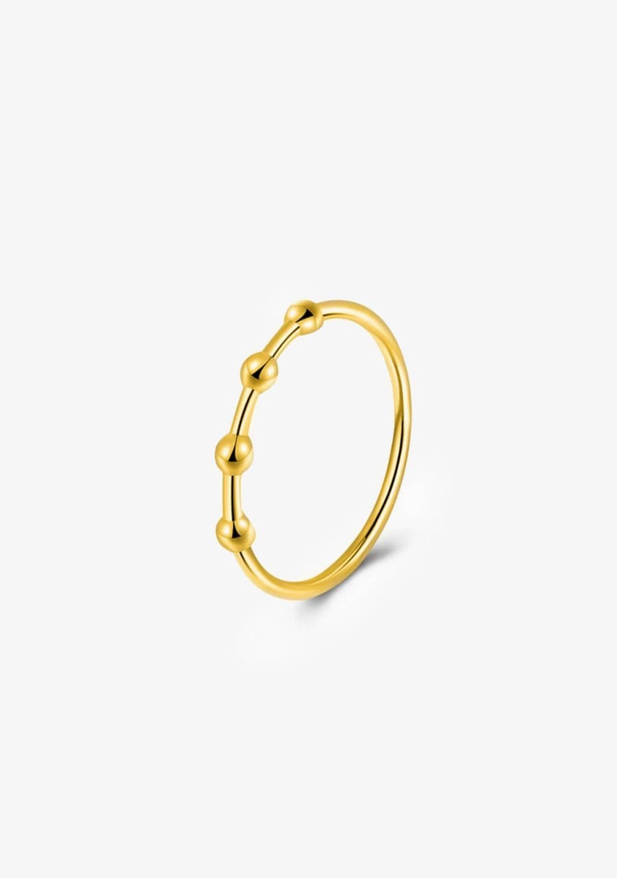 Damen KALK Ringe | Ring Beads Gold