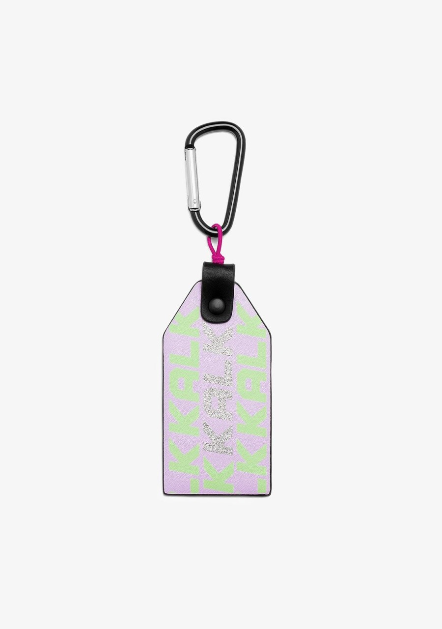 Damen KALK Umhangetaschen | Glitter Key Chain Purple Kalk