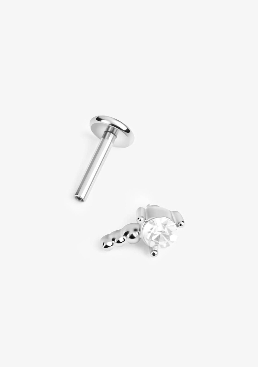 Damen KALK Ear Piercings | Ohrpiercing Mela Silber