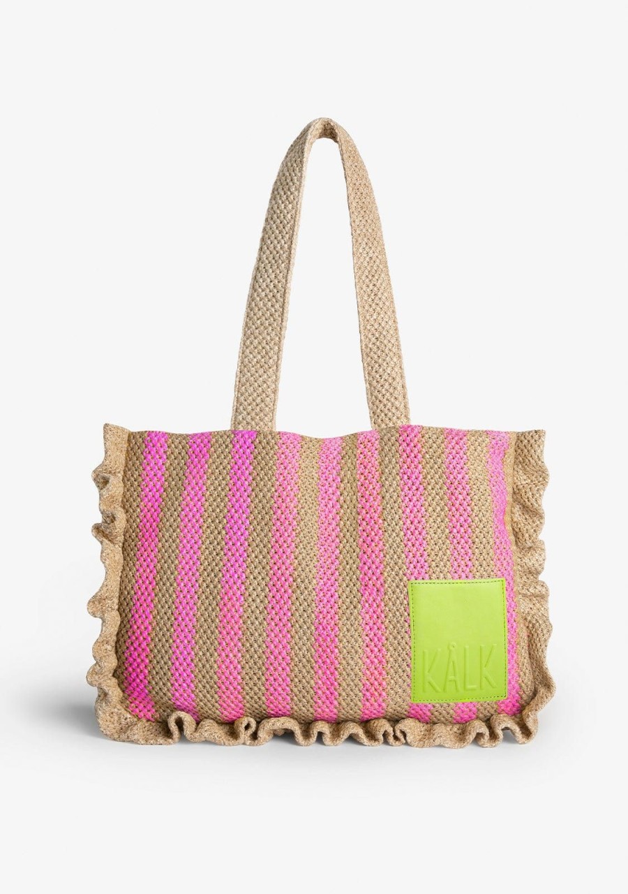 Damen KALK Shopper-Taschen | Tote Bag Island Pink Kalk