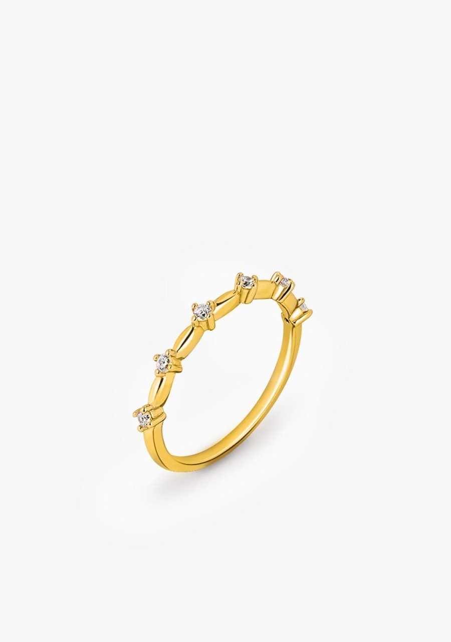 Damen KALK Ringe | Sonnenwende Gold Ring