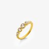 Damen KALK Ringe | Ring Crystal Gold