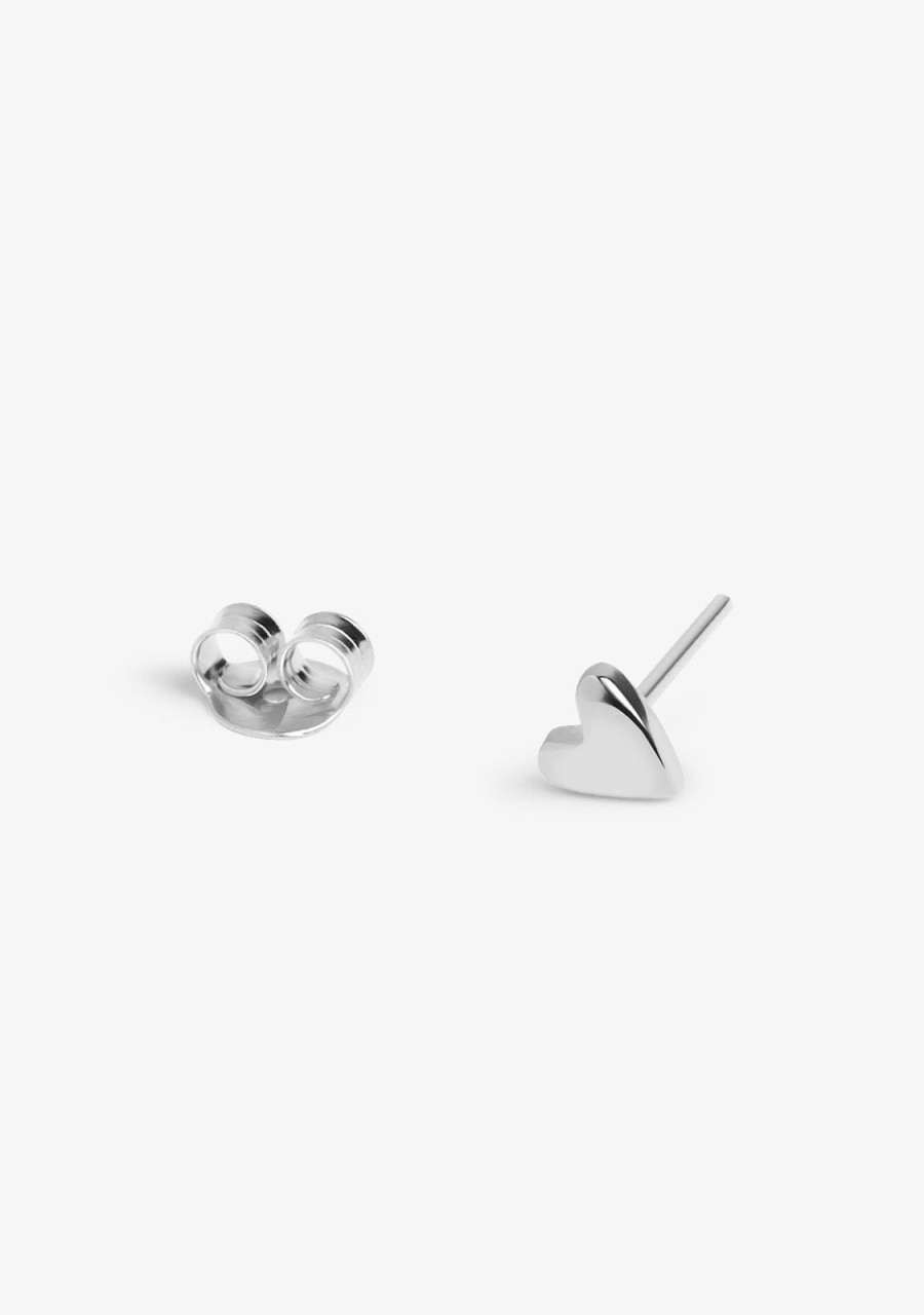 Damen KALK Ear Piercings | Piercing Mini Silber Herz