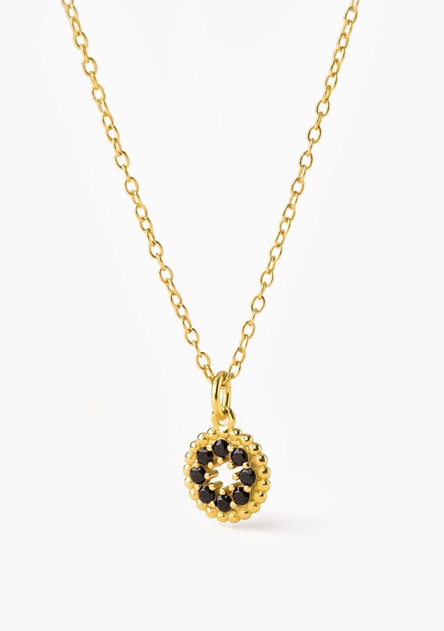 Damen KALK Halsketten | Necklace Mone Nero Gold