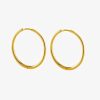 Damen KALK Ohrringe | Basic 29 Gold Hoop-Ohrringe