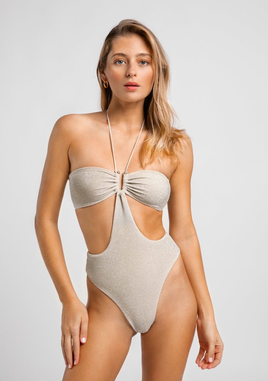 Damen KALK Swimwear | Eider One-Piece Golden