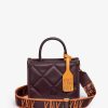 Damen KALK Crossbody-Taschen | Mid Tote Bag Burgundy Kalk