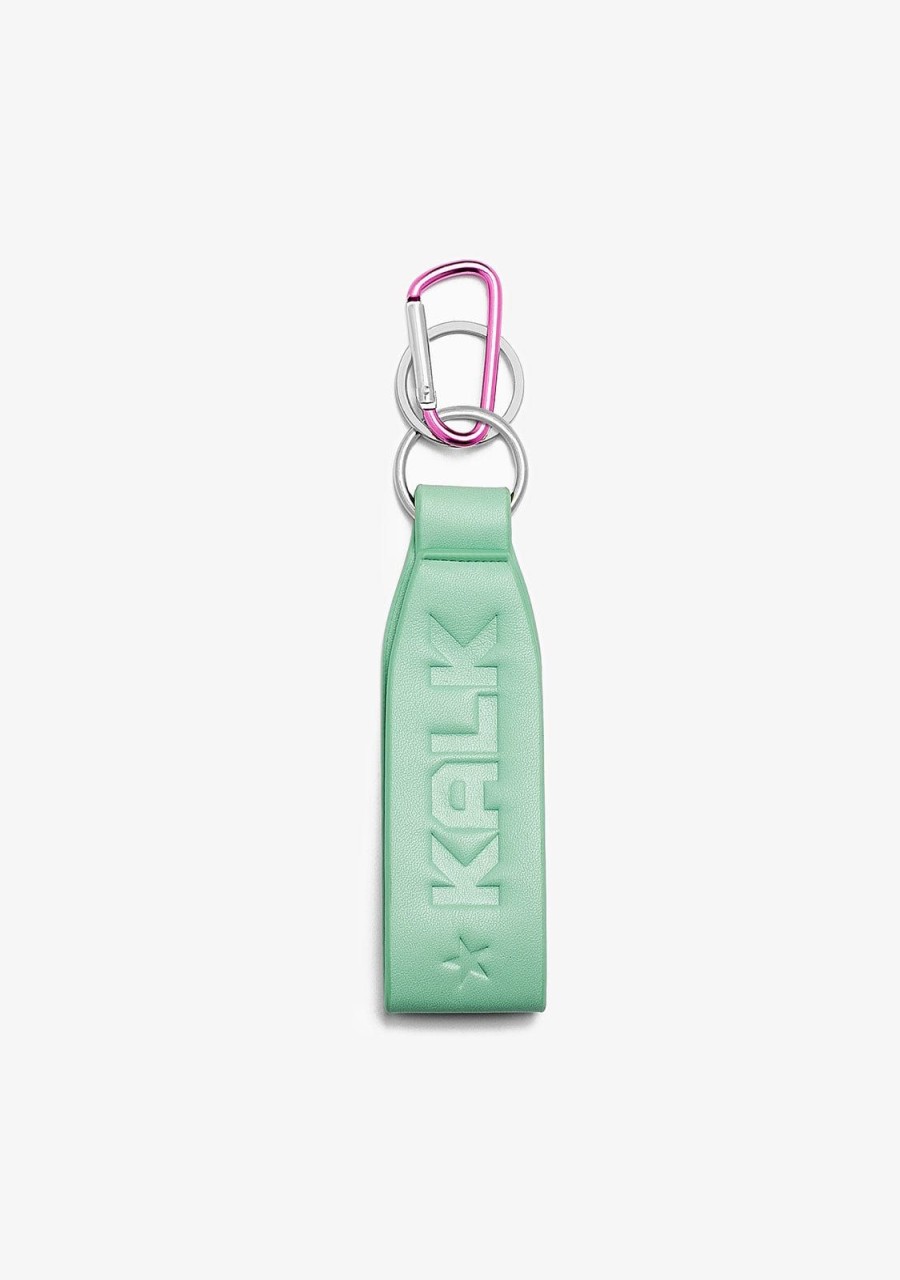 Damen KALK Umhangetaschen | Logo Key Chain Mint Kalk