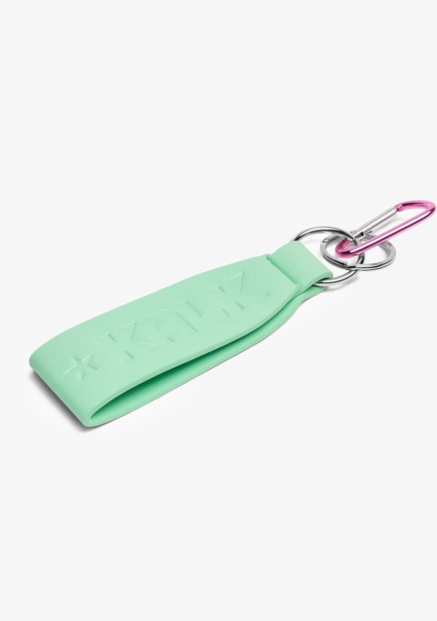 Damen KALK Umhangetaschen | Logo Key Chain Mint Kalk