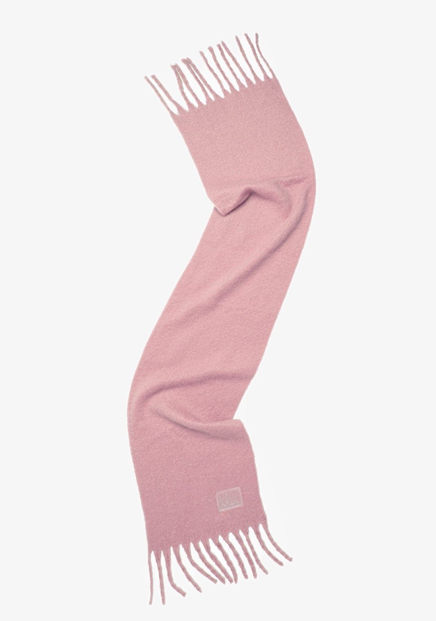 Damen KALK Mutzen, Schals Und Handschuhe | Scarf Pink Kalk