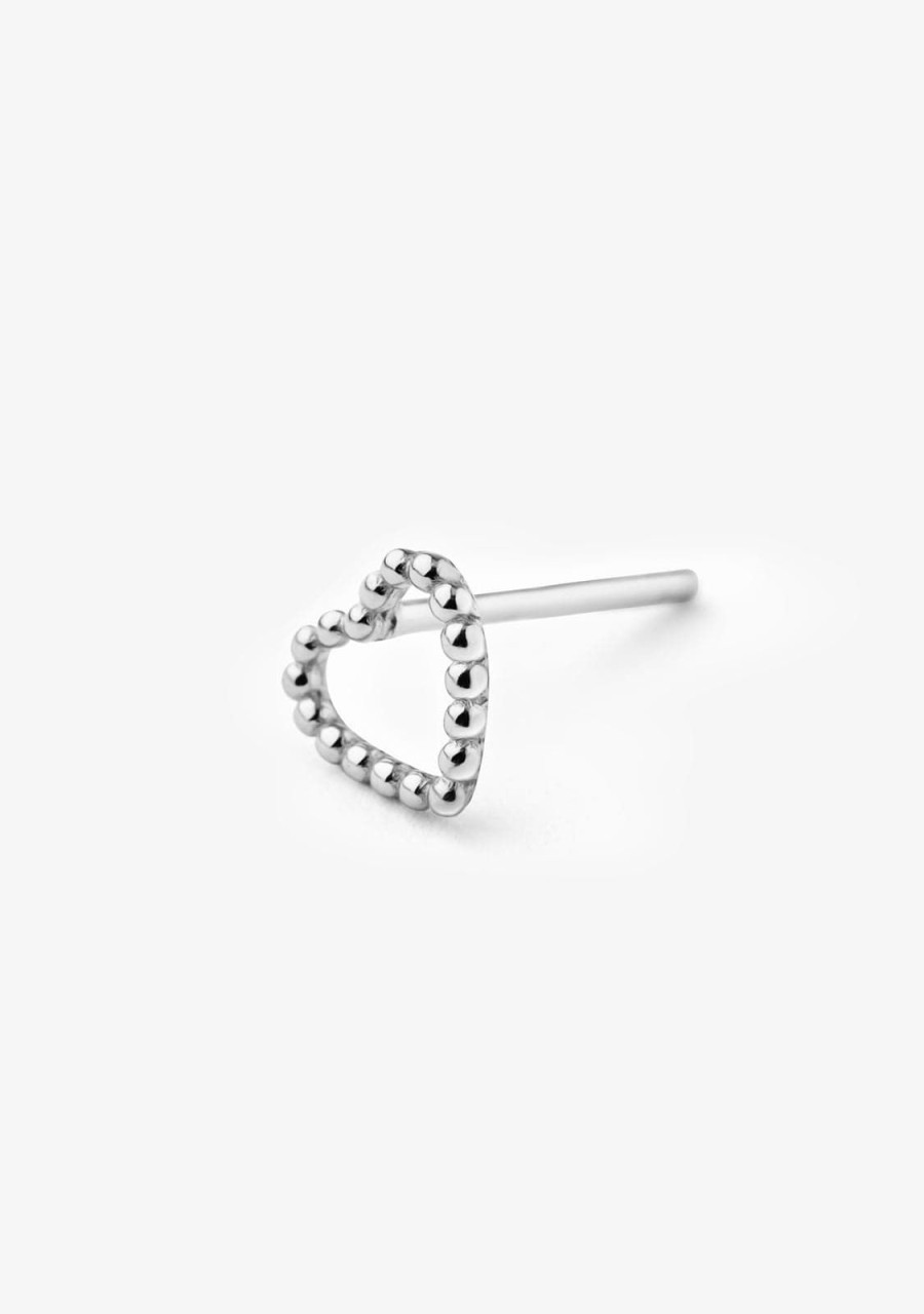 Damen KALK Ear Piercings | Piercing Cuore Silber