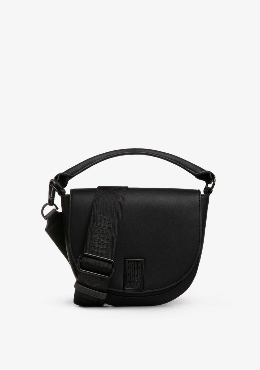 Damen KALK Crossbody-Taschen | Double Bag Black Kalk