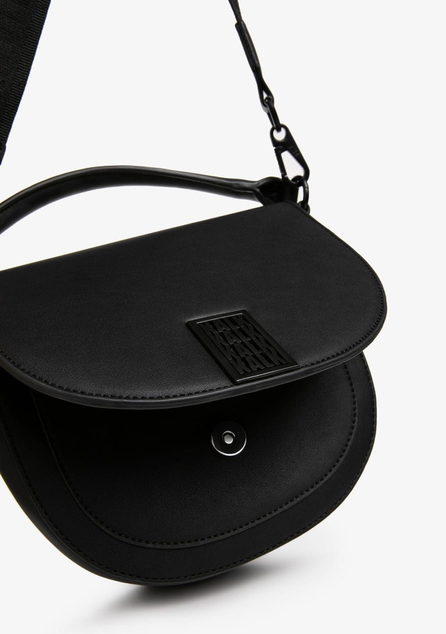 Damen KALK Crossbody-Taschen | Double Bag Black Kalk