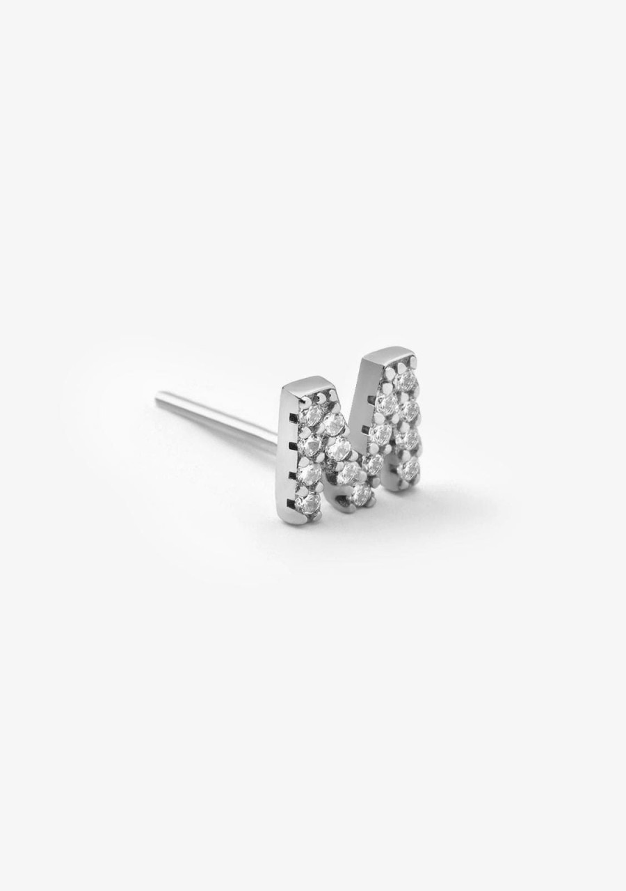 Damen KALK Ear Piercings | Piercing Initiale Silber