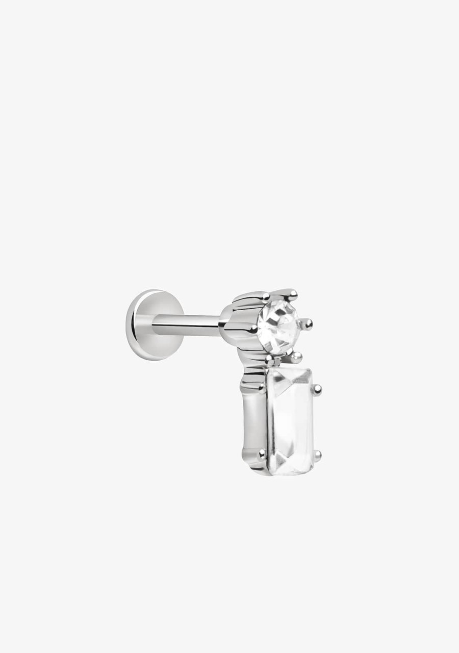 Damen KALK Ear Piercings | Ohrpiercing Bloq Silber