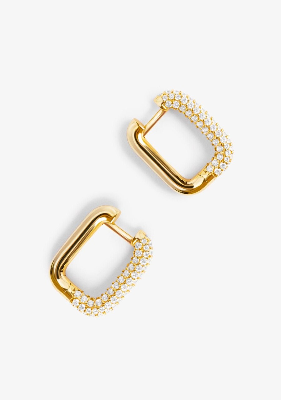 Damen KALK Ohrringe | Couture Pure Earrings Gold