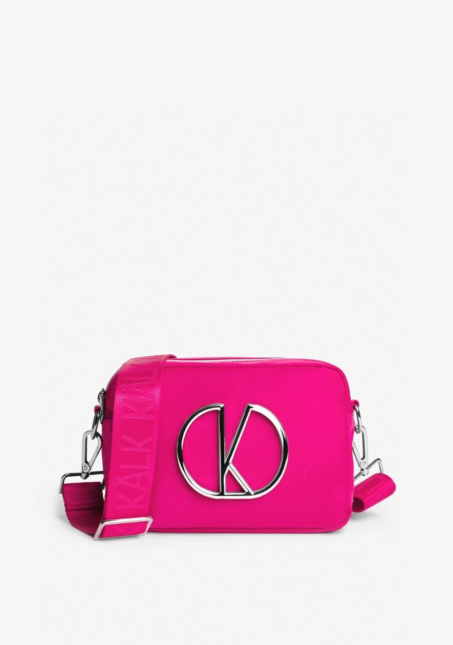 Damen KALK Crossbody-Taschen | Shoulder Bag Fuchsia Kalk