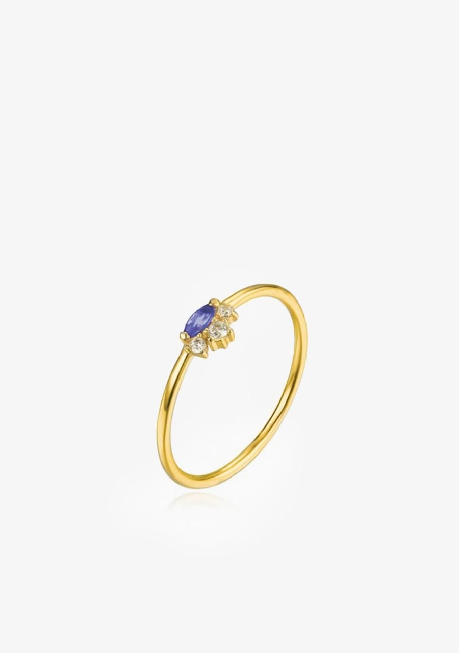 Damen KALK Ringe | Ring Topaz Gold