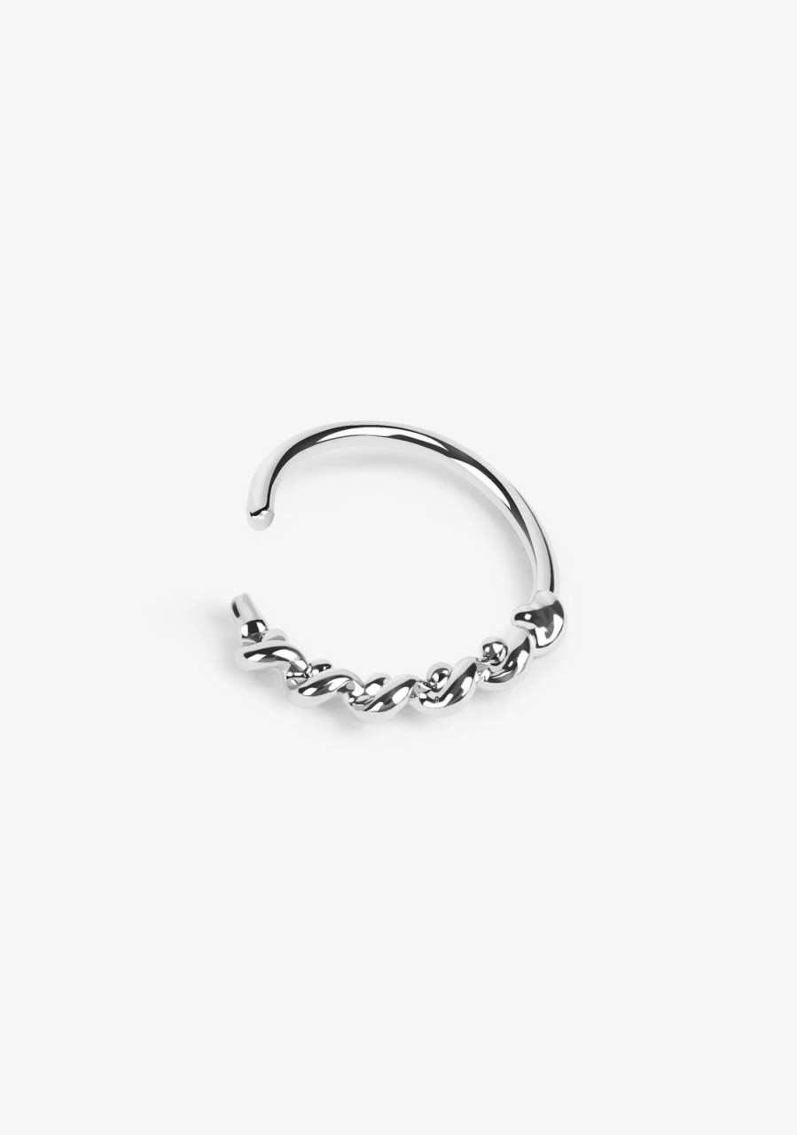 Damen KALK Ear Piercings | Ohrring Piercing Fez Silber