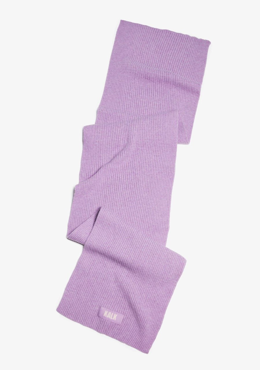 Damen KALK Mutzen, Schals Und Handschuhe | Scarf Globe Violet Kalk