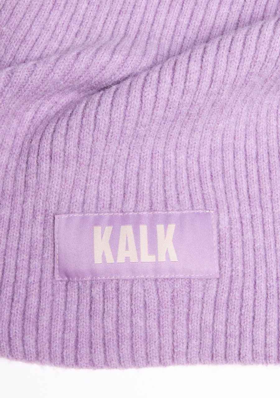 Damen KALK Mutzen, Schals Und Handschuhe | Scarf Globe Violet Kalk